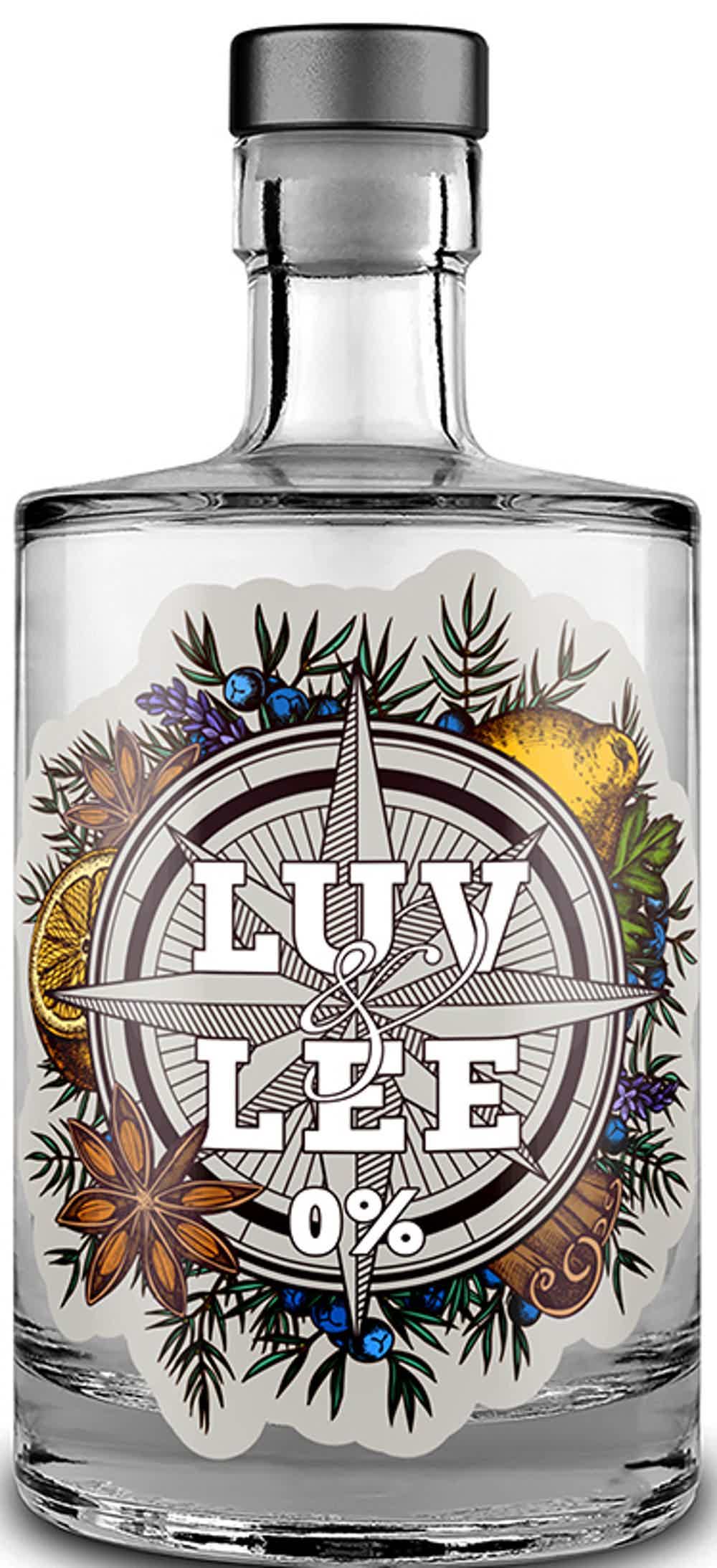 Luv & Lee No-Alc Gin 0.0% 0.5L, Non alcohol