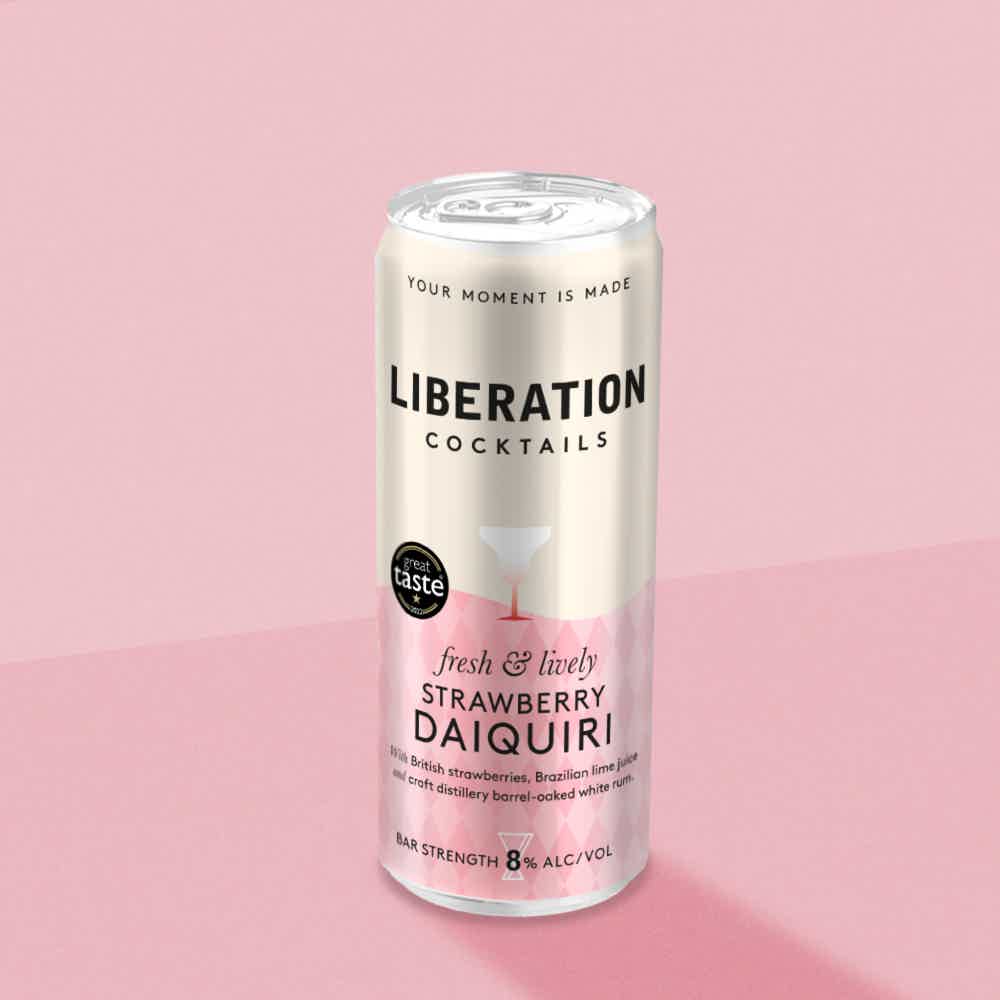 Liberation Strawberry Daiquiri 8.0% 0.2L, Spirits