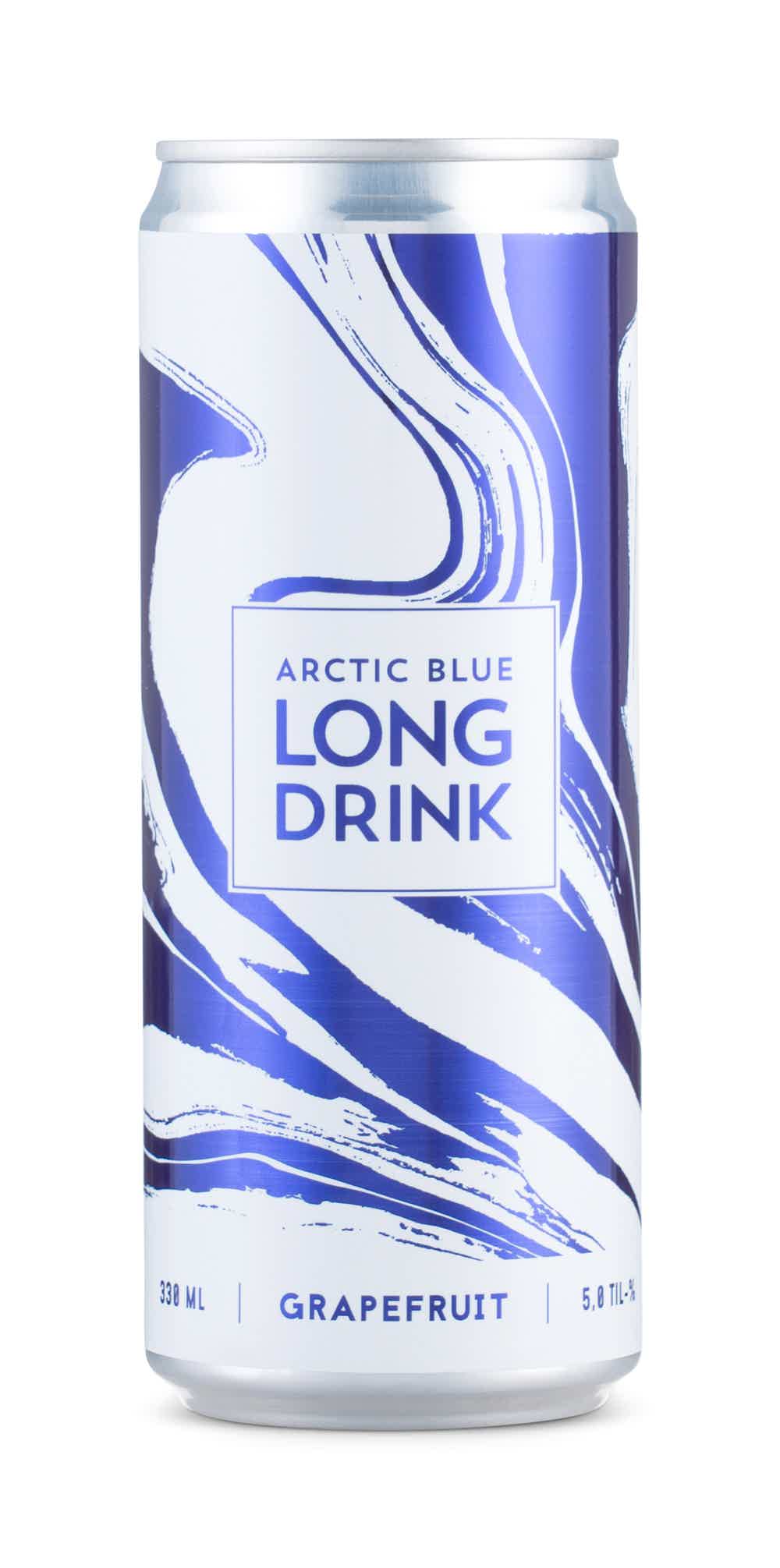 Arctic Blue Long Drink Grapefruit 5% 330ml: Arctic Blue Long Drink Grapefruit 5% 330ml