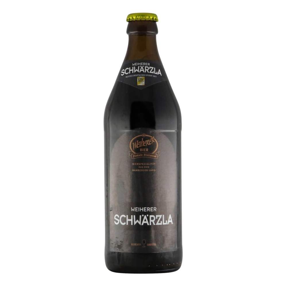 Weiherer Schwärzla Stout 0,5l 5.3% 0.5L, Beer