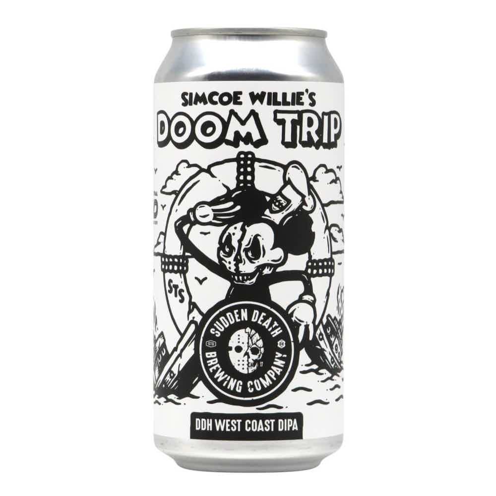 Sudden Death Simcoe Willie's Doom Trip DDH West Coast DIPA 0,44l 8.5% 0.44L, Beer