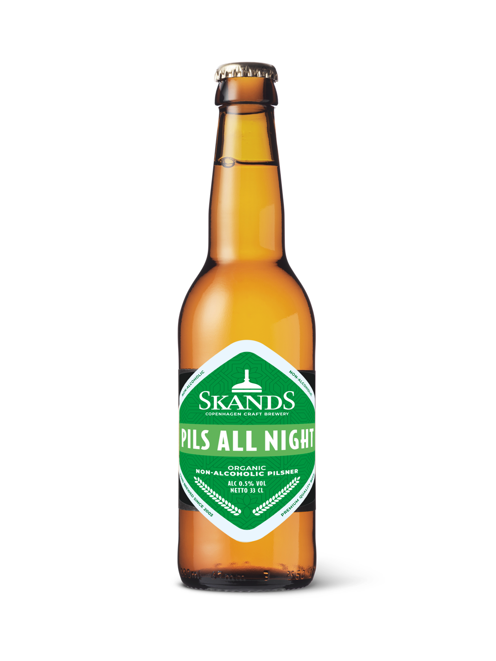 Skands Pils All Night 0.5% 0.33L, Non alcohol