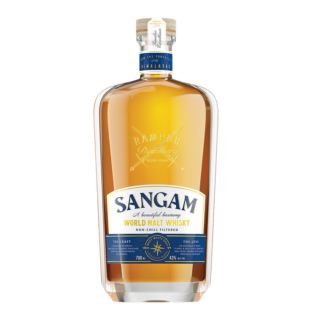 Sangam World Malt Whisky 43.0% 0.7L, Spirits