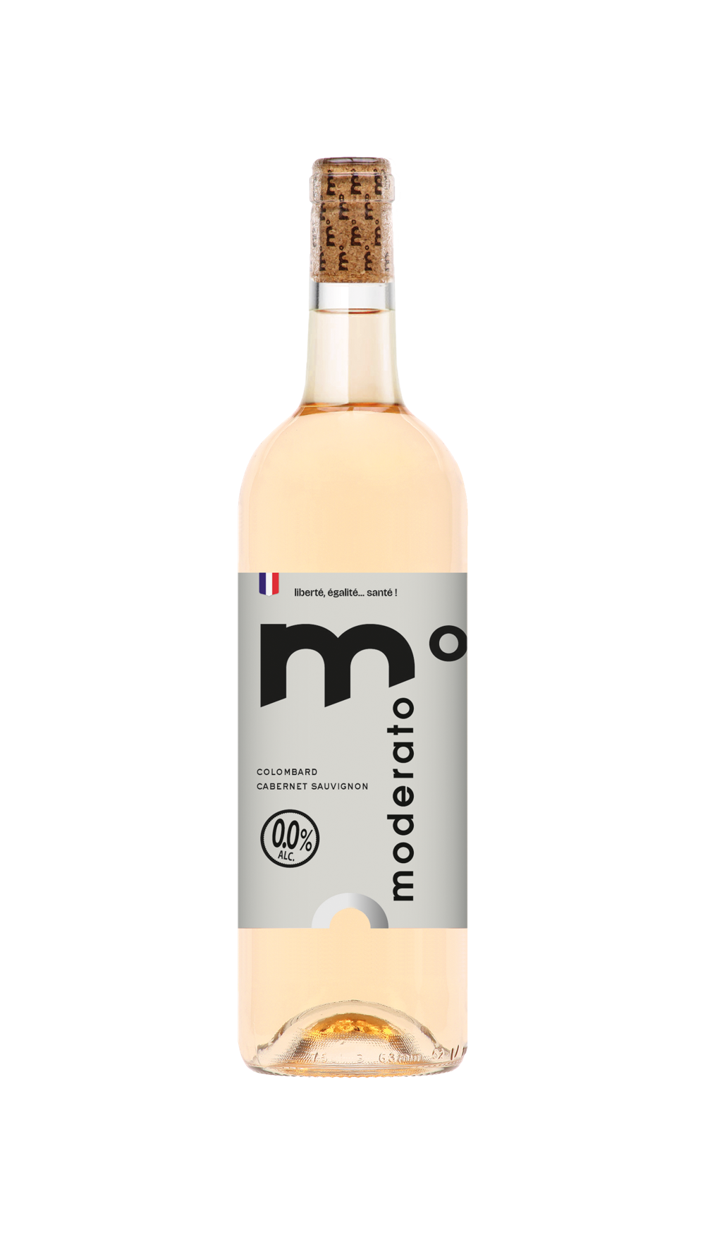 Moderato Originale Rosé 0.0% 75 cl 0.0% 0.75L, Non alcohol
