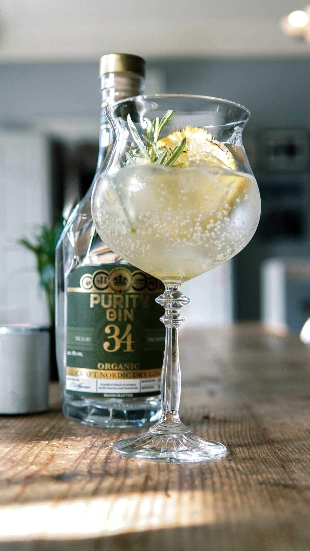 Purity London Dry Organic 34 Gin 700 ml 43.0% 0.7L, Spirits