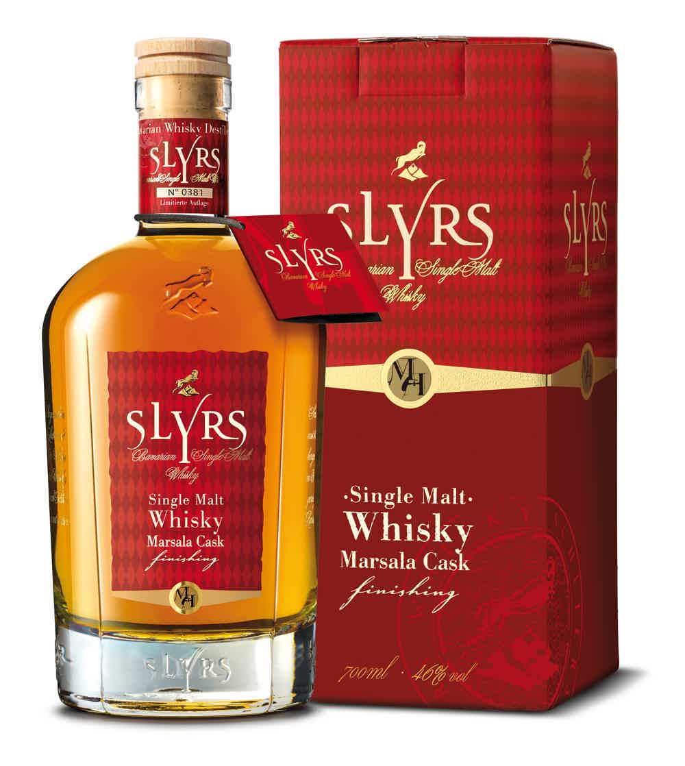 SLYRS Single Malt Whisky Marsala Cask Finish 46% vol. 46.0% 0.7L, Spirits