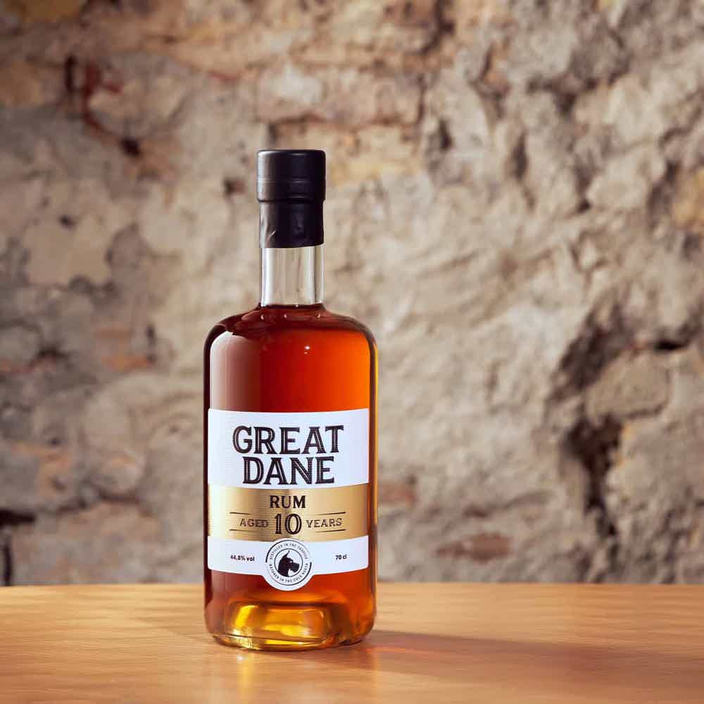 Great Dane 10 Years Rum 44.8% 0.7L, Spirits