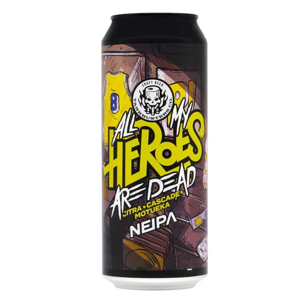 TankBusters All My Heroes Are Dead IPA 0,5l 5.5% 0.5L, Beer