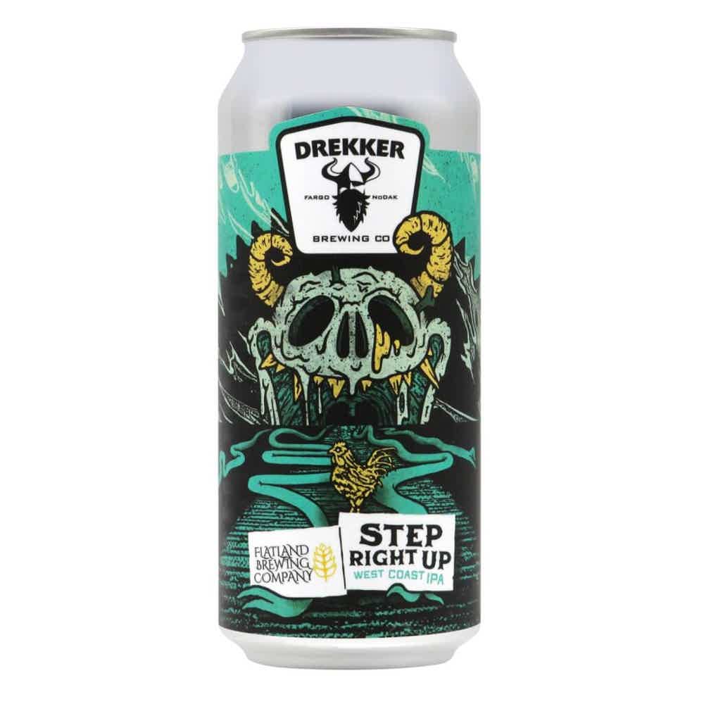 Drekker/Flatland Step Right Up West Coast IPA 0,473l 6.2% 0.473L, Beer