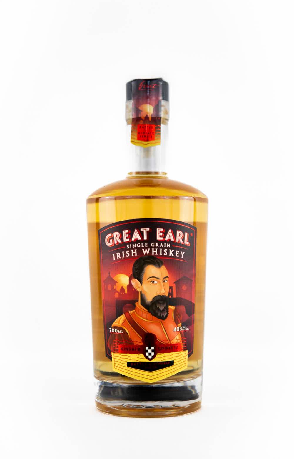 Great Earl Single Grain Irish Whiskey 40.0% 0.7L, Spirits