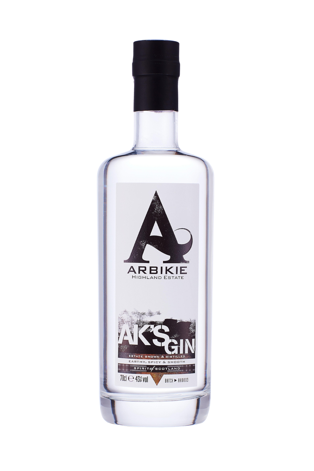 Arbikie AK's Gin 43.0% 0.7L, Spirits