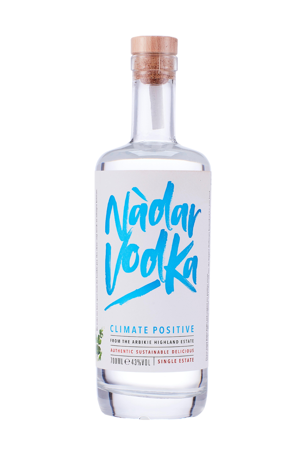Arbikie Nàdar Vodka 43.0% 0.7L, Spirits