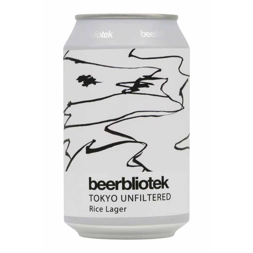 Beerbliotek Tokyo Unfiltered Rice Lager 0,33l 4.5% 0.33L, Beer