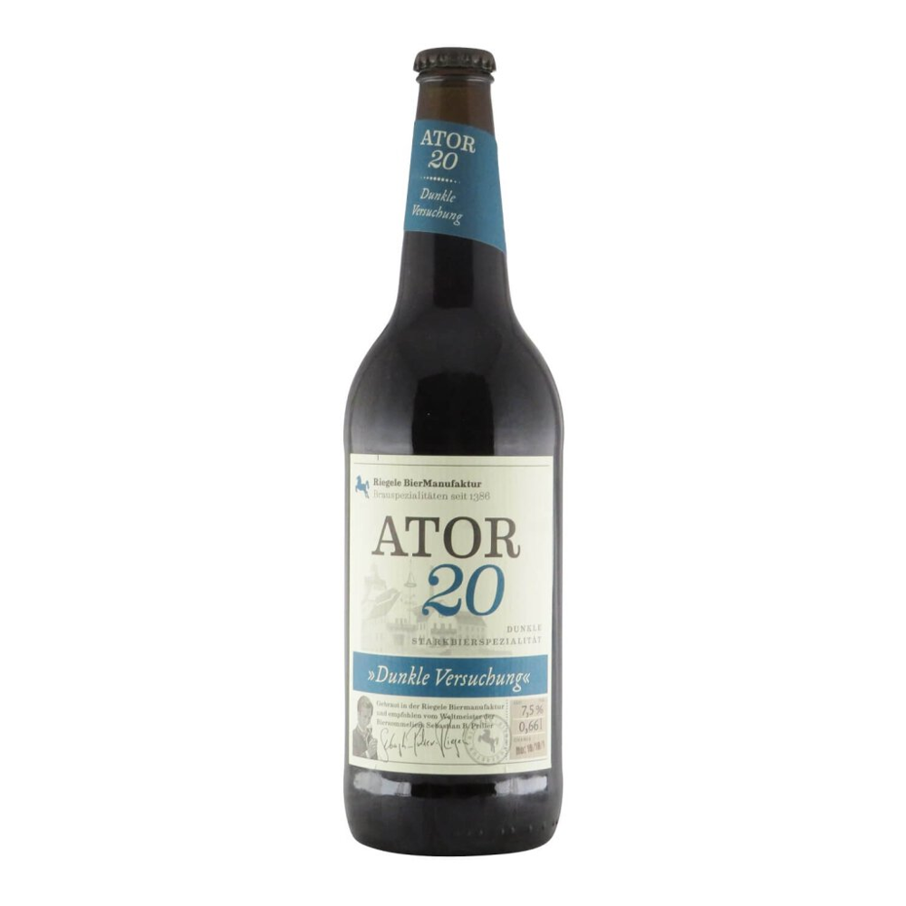 Riegele Ator 20 0,66l 7.5% 0.66L, Beer