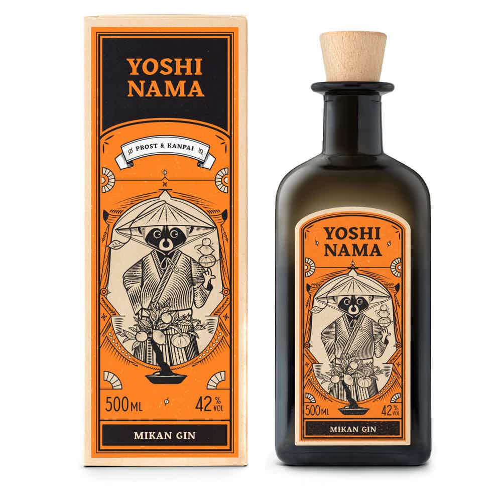 Yoshi Nama Mikan Gin 42.0% 0.5L, Spirits