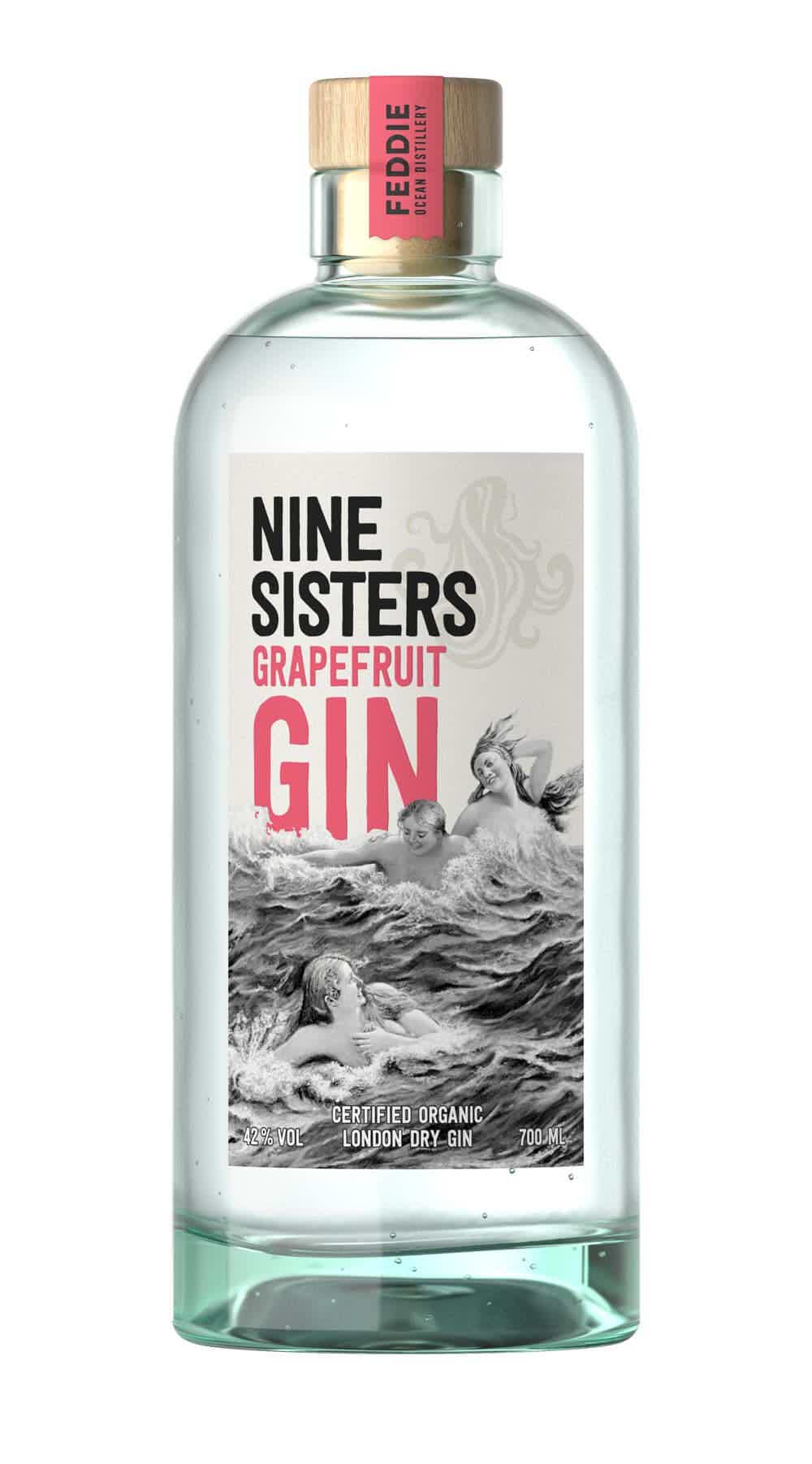 Feddie Nine Sisters Grapefruit Gin 42.0% 0.7L, Spirits