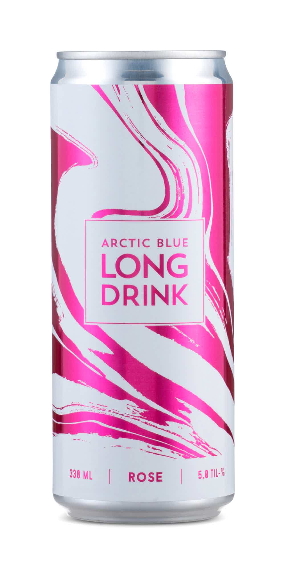 Arctic Blue Long Drink Rose 5% 330ml: Arctic Blue Long Drink Rose 5% 330ml