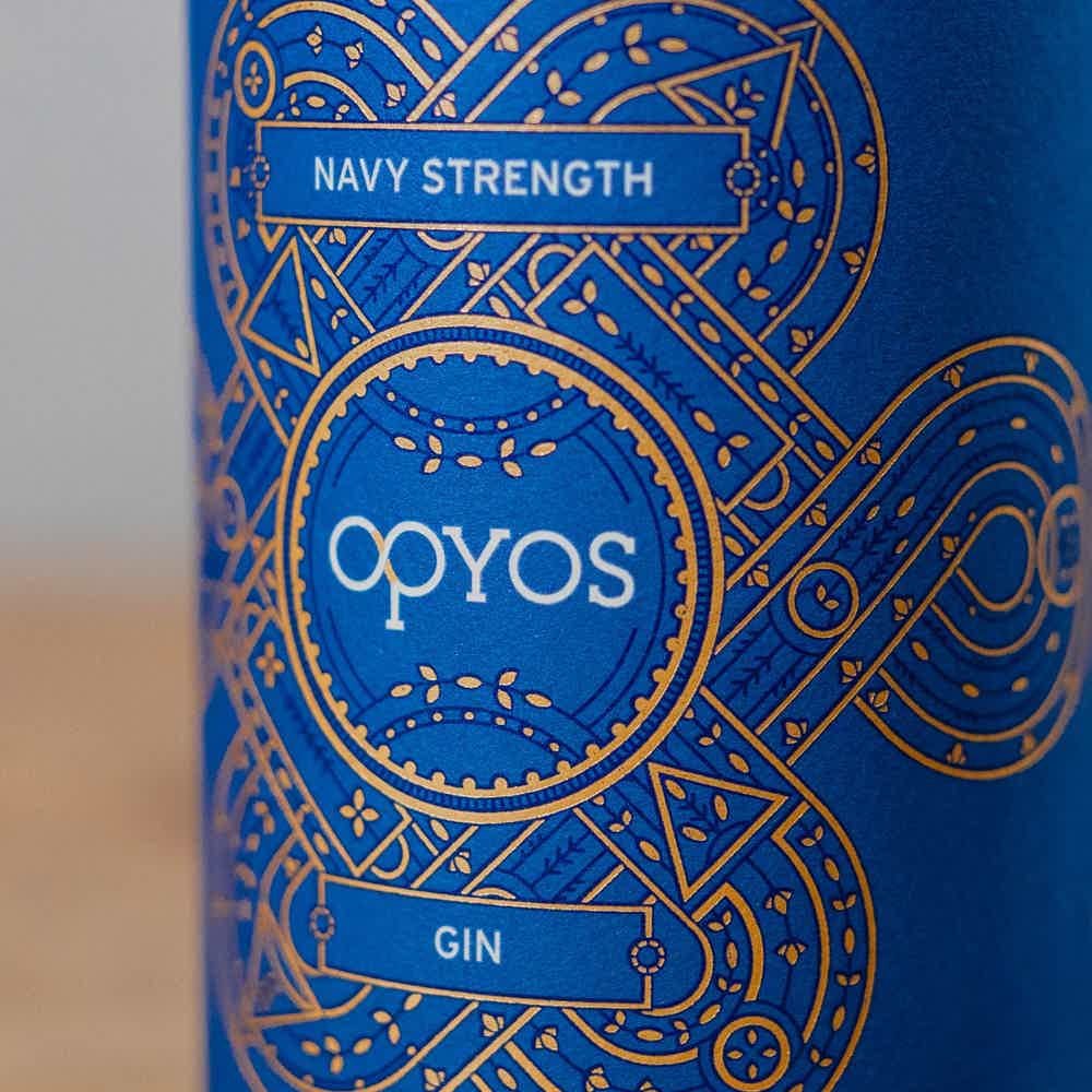 Opyos Navy Strength Gin 57.0% 0.5L, Spirits