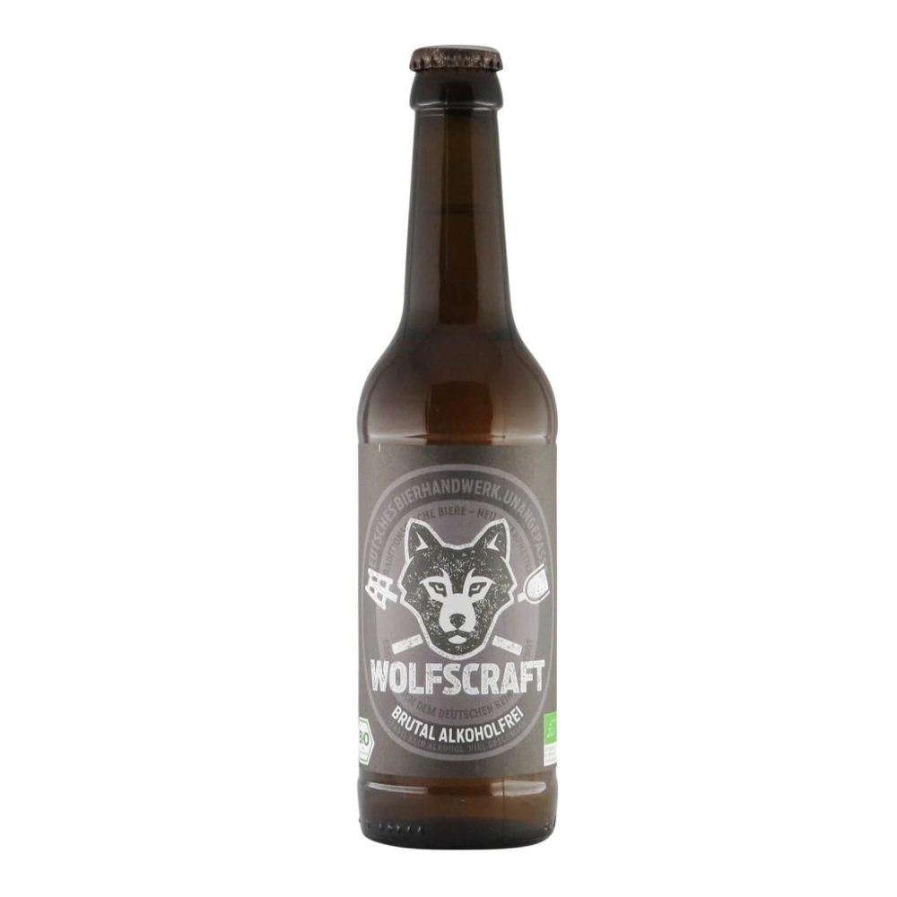 Wolfscraft Brutal Alkoholfrei 0,33l 0.4% 0.33L, Beer