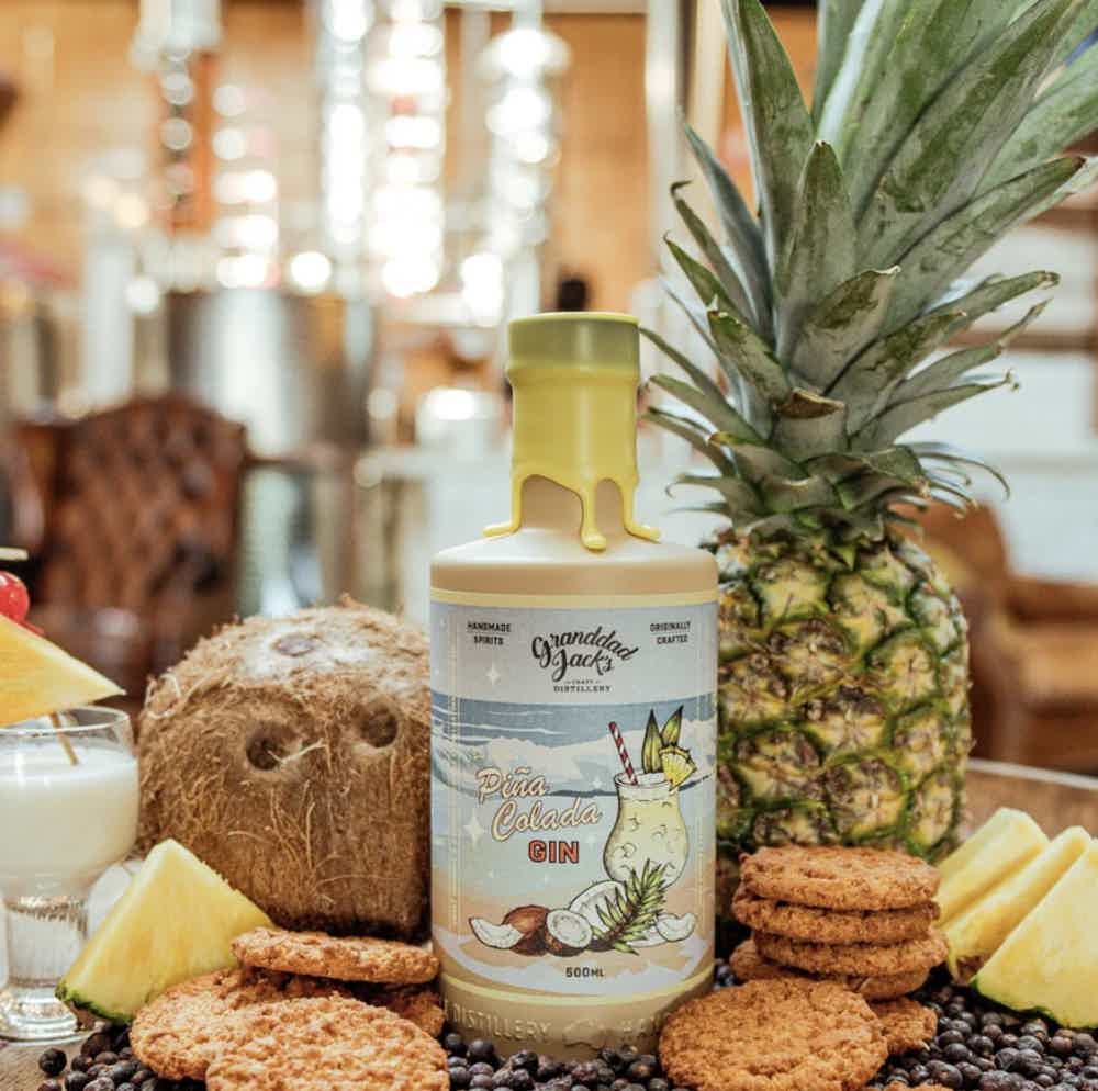 Granddad Jacks Pina Colada Gin 40.0% 0.5L, Spirits