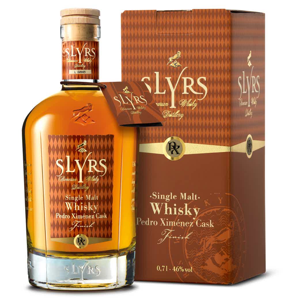 SLYRS Single Malt Whisky Pedro Ximénez Cask Finish 46% vol. 46.0% 0.7L, Spirits