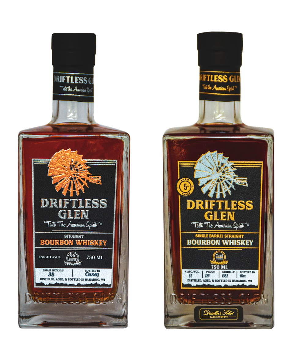 Nordic BOURBON Bundle #02: Driftless Glen - Straight Bourbon Whiskey - Small Batch, Driftless Glen - Single Barrel Straight Bourbon - Cask Strength - Nordic Barrel #02