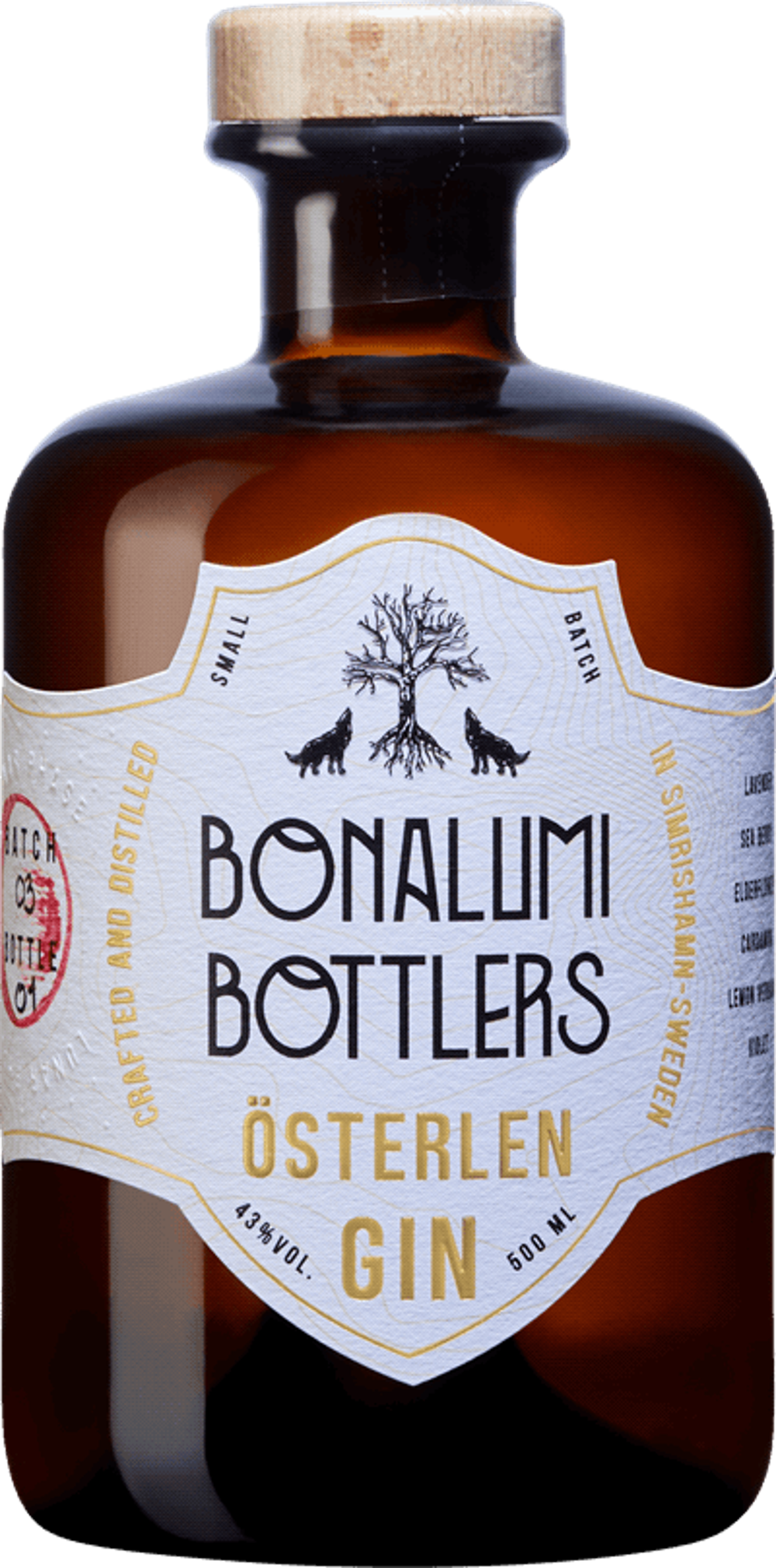 Bonalumi Bottlers  Österlen Gin 43.0% 0.5L, Spirits