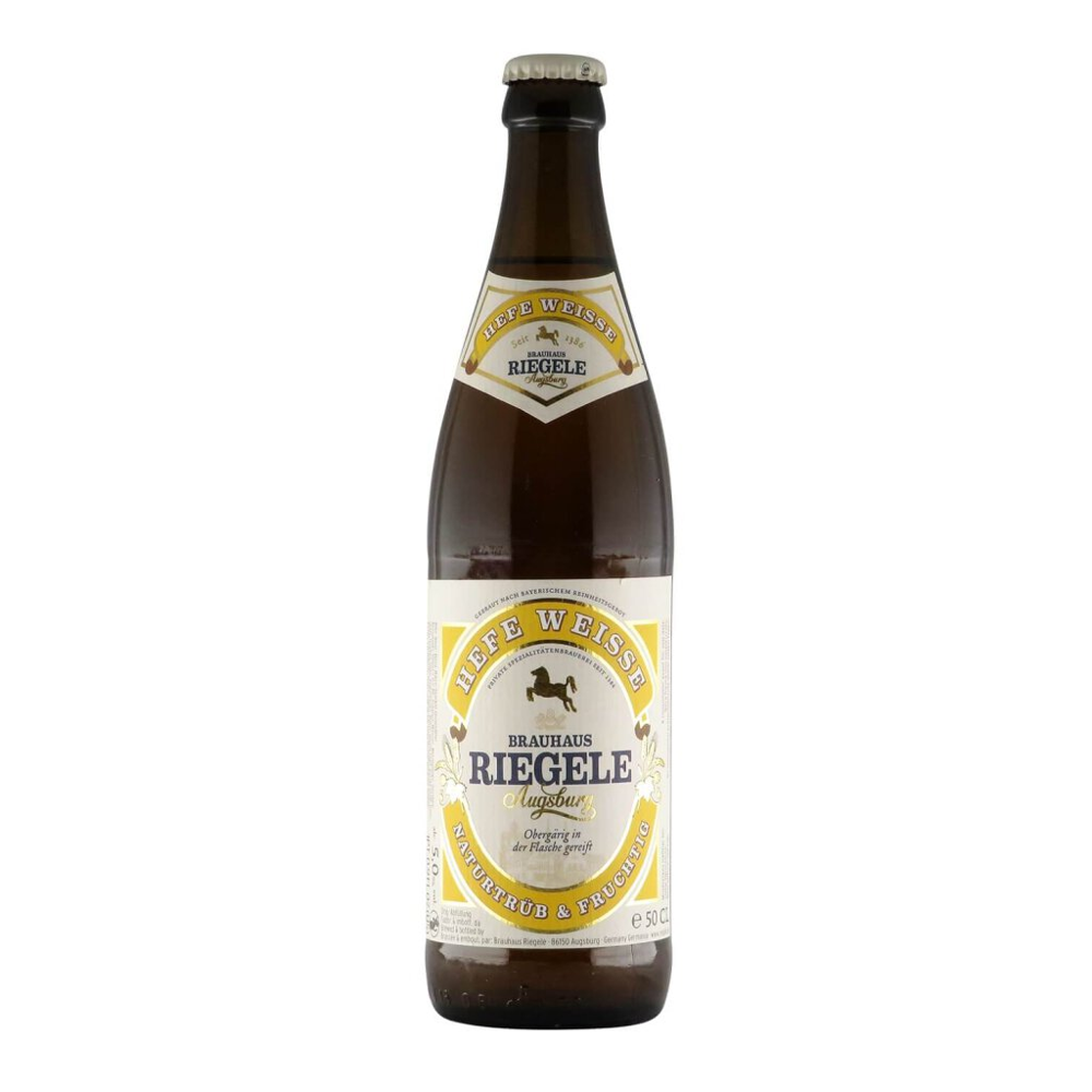 Riegele Hefe Weisse 0,5l 5.0% 0.5L, Beer