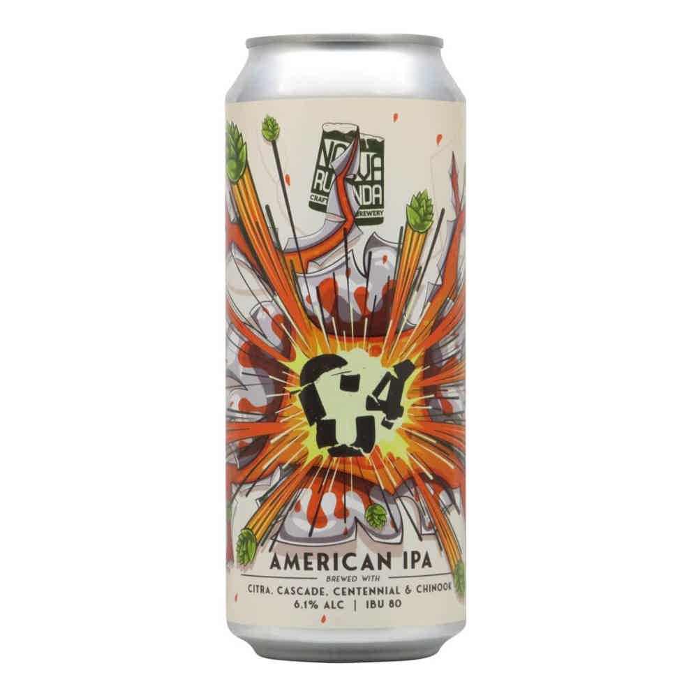 Nova Runda C4 American IPA 0,5l 6.1% 0.5L, Beer