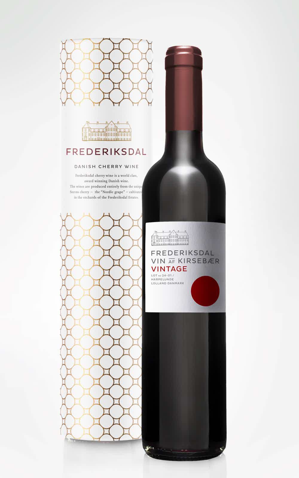 FREDERIKSDAL VINTAGE IN GIFT TUBE: Frederiksdal Vintage, Frederiksdal Eksklusive Geschenkröhre