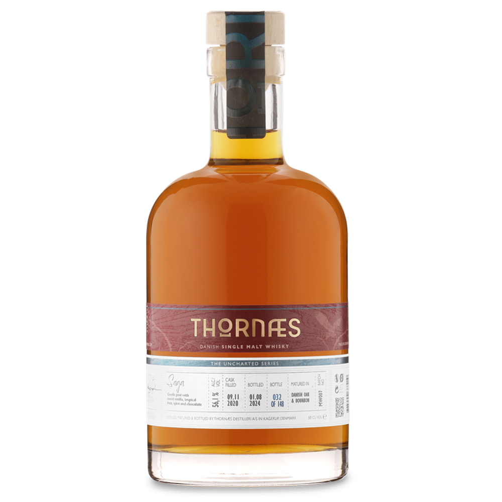 Thornæs Danish Whisky: Single Malt - Saga 56.1% 0.5L, Spirits