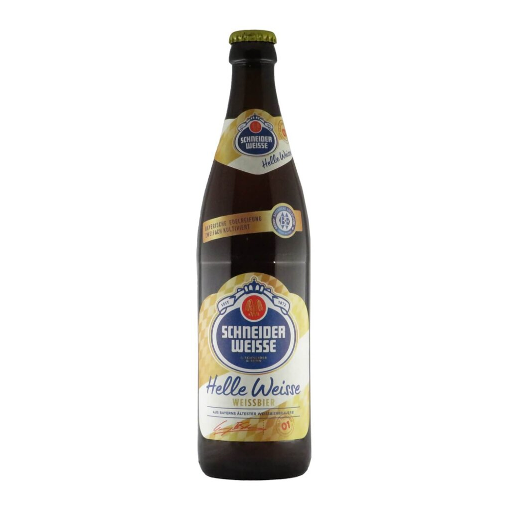 Schneider Weisse Hefeweissbier Naturtrüb 0,5l 4.9% 0.5L, Beer