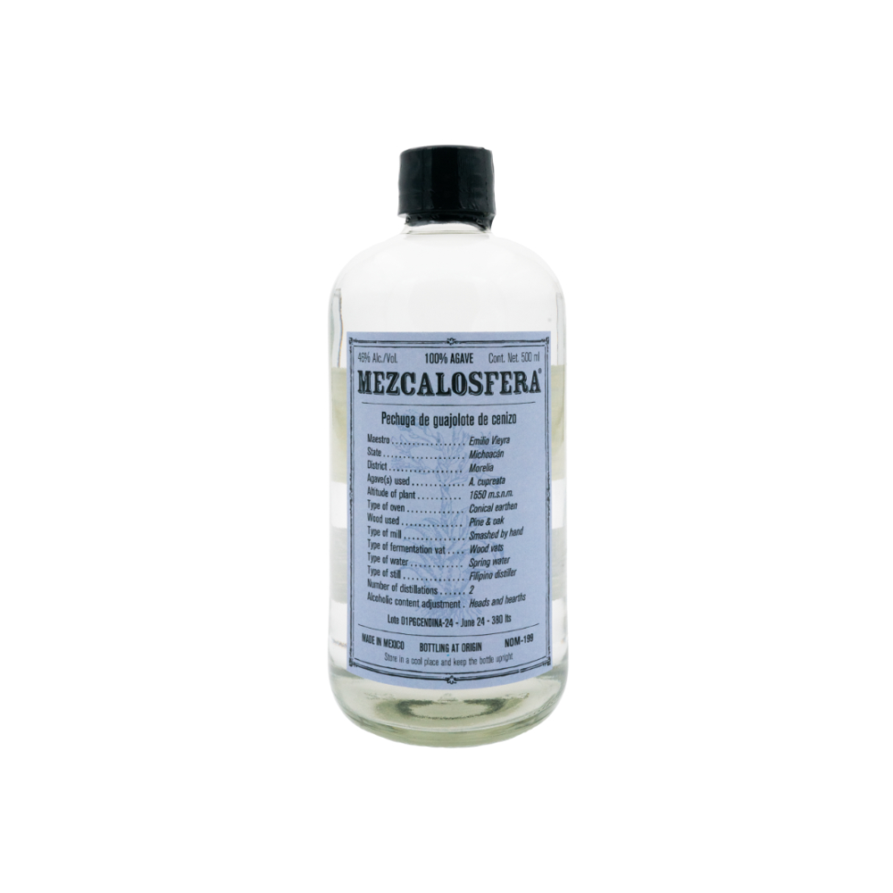 MEZCALOSFERA Pechuga de Cenizo | 500ml 46.0% 0.5L, Spirits