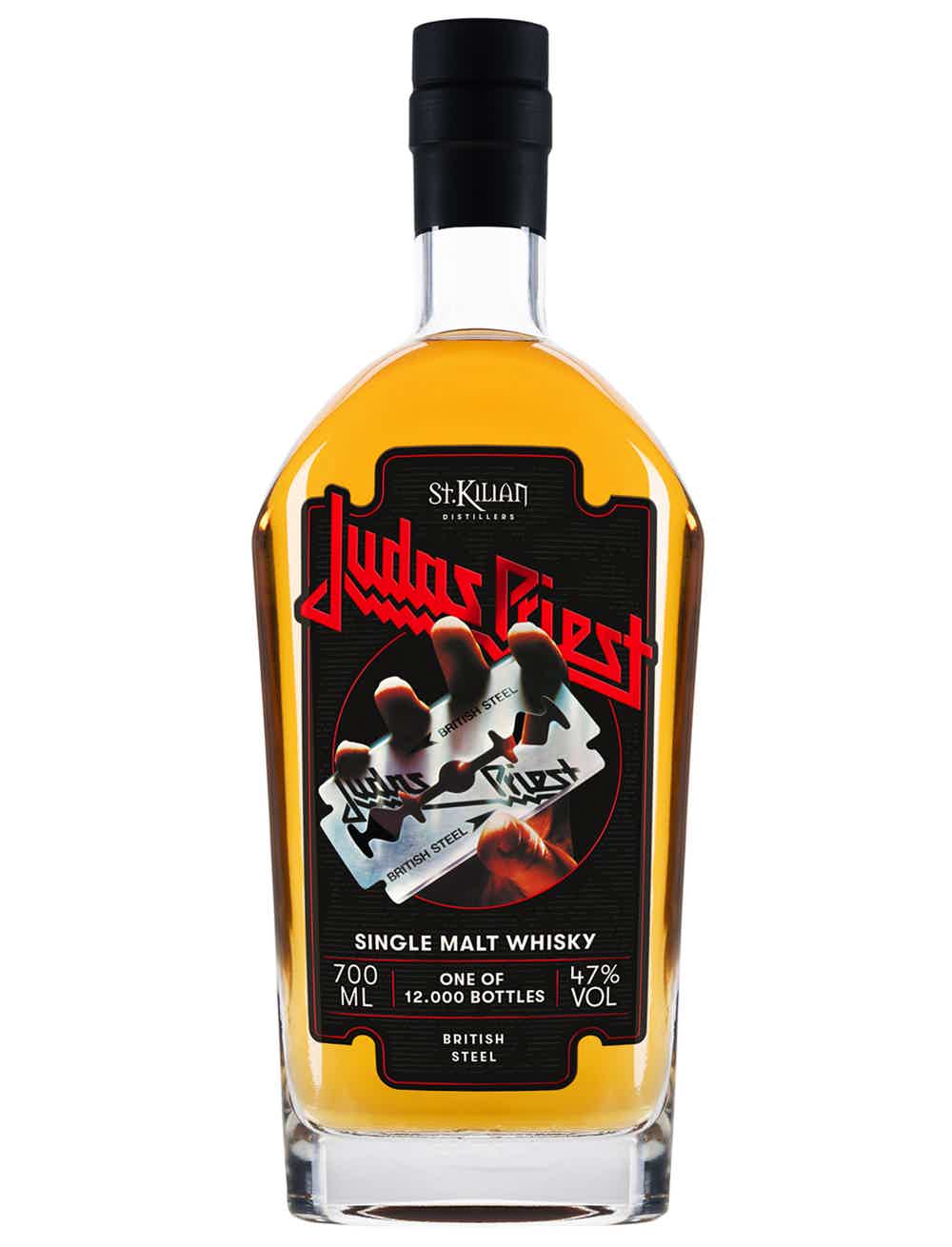 Judas Priest - British Steel - Single Malt Whisky (Peated) 47.0% 0.7L, Spirits