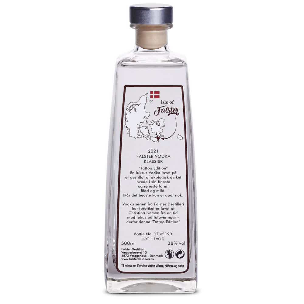 FALSTER Vodka – Klassisk 38.0% 0.5L, Spirits