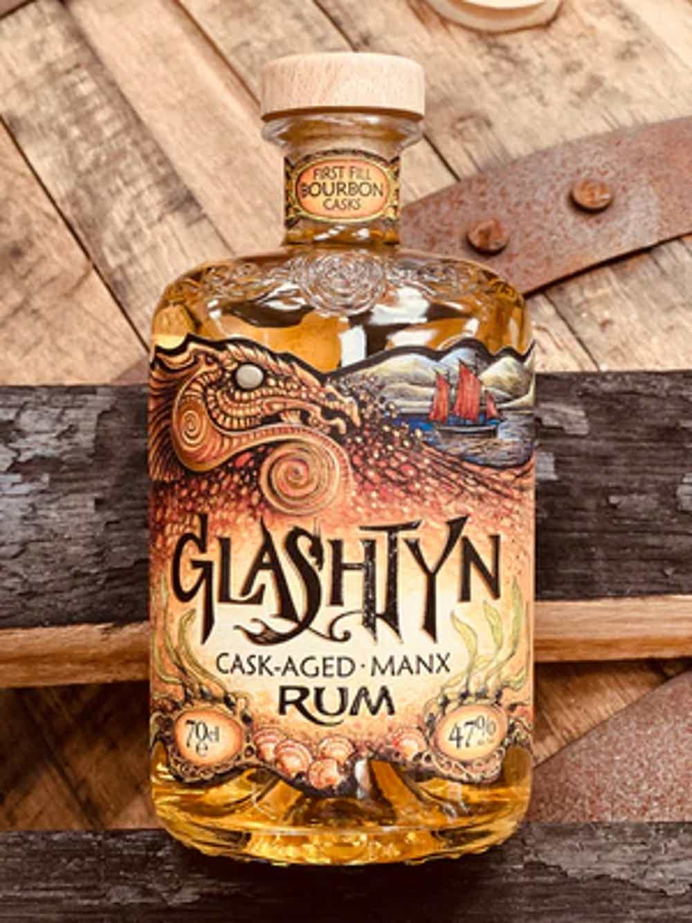 Glashtyn Cask Aged Manx Rum 47.0% 0.7L, Spirits