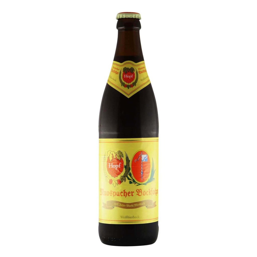 Hopf Muospacher Bockfotzn Weißbierbock 0,5l 8.0% 0.5L, Beer