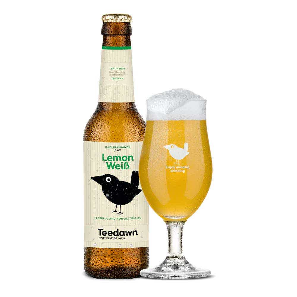 Teedawn Lemon Weiss 0.0% 0.33L, Non alcohol
