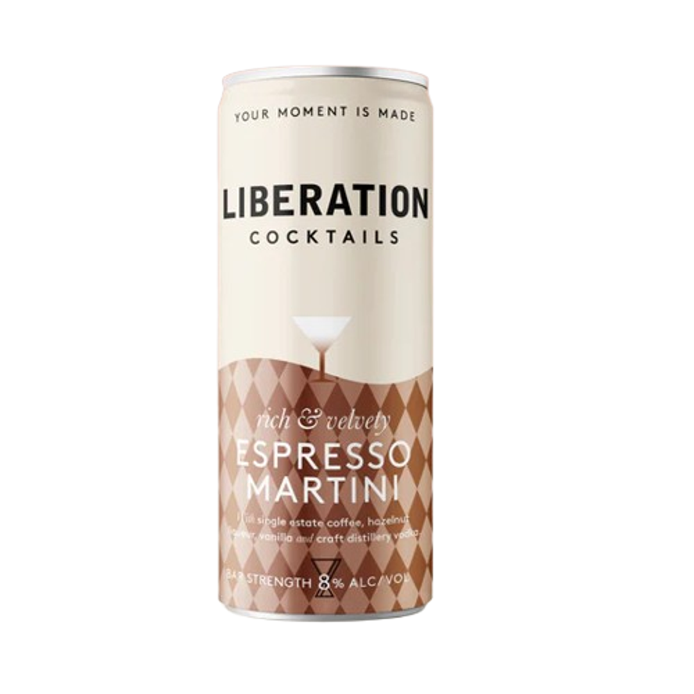 Liberation Espresso Martini 200ml can 8.0% 0.2L, Spirits