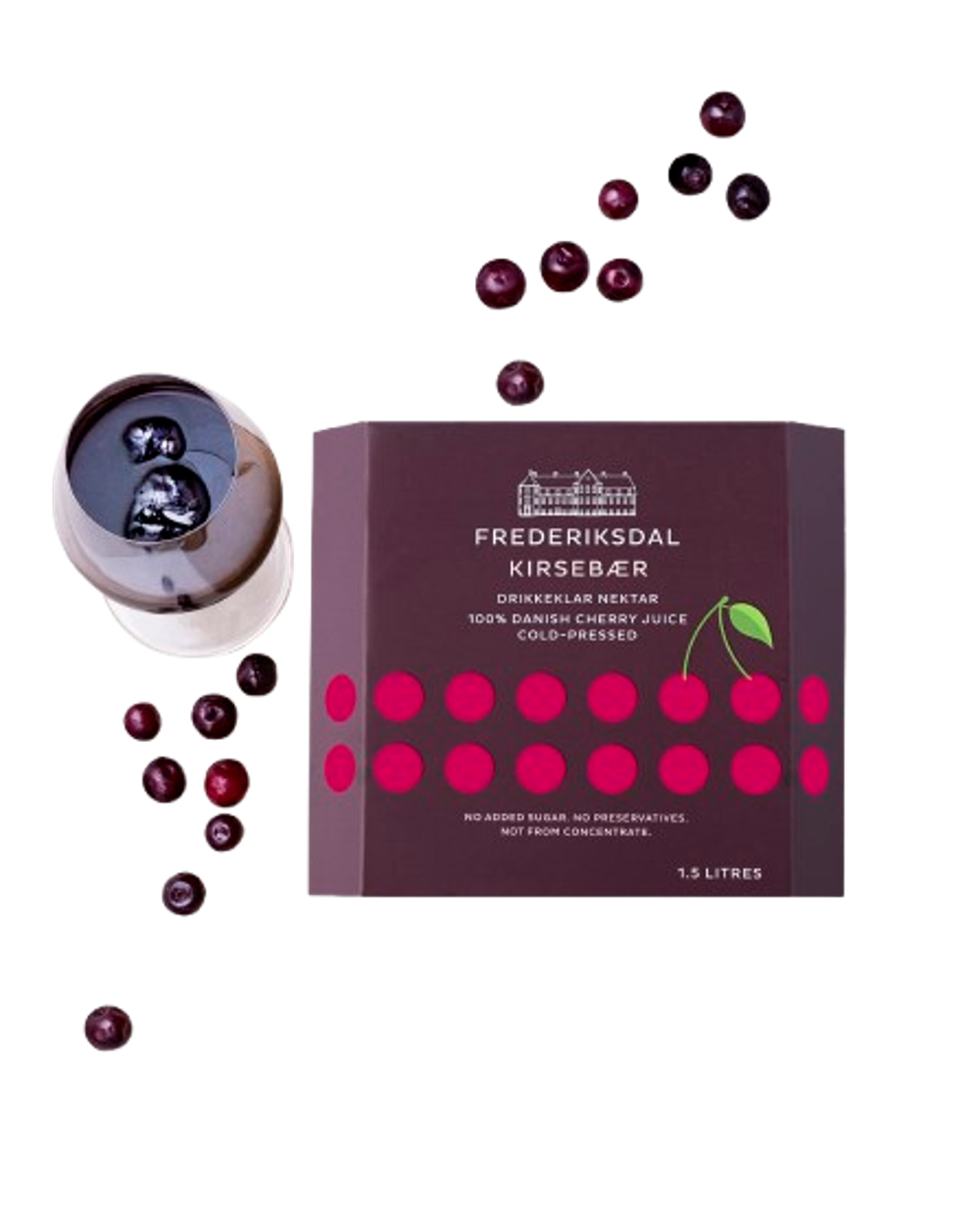 Frederiksdal Cherry Juice 1,5 l 0.0% 1.5L, Non alcohol
