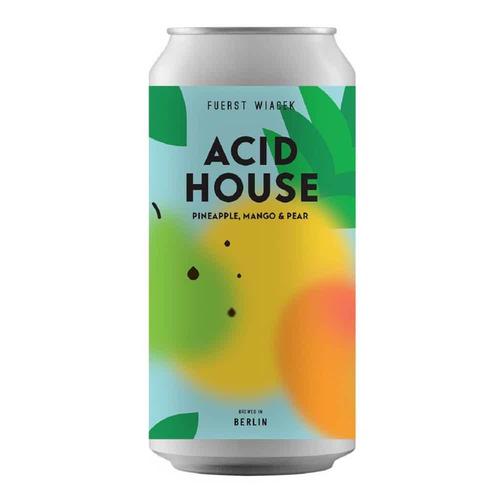 Fuerst Wiacek Acid House: Pineapple, Mango & Pear Fruited Sour 0,44l 5.0% 0.44L, Beer