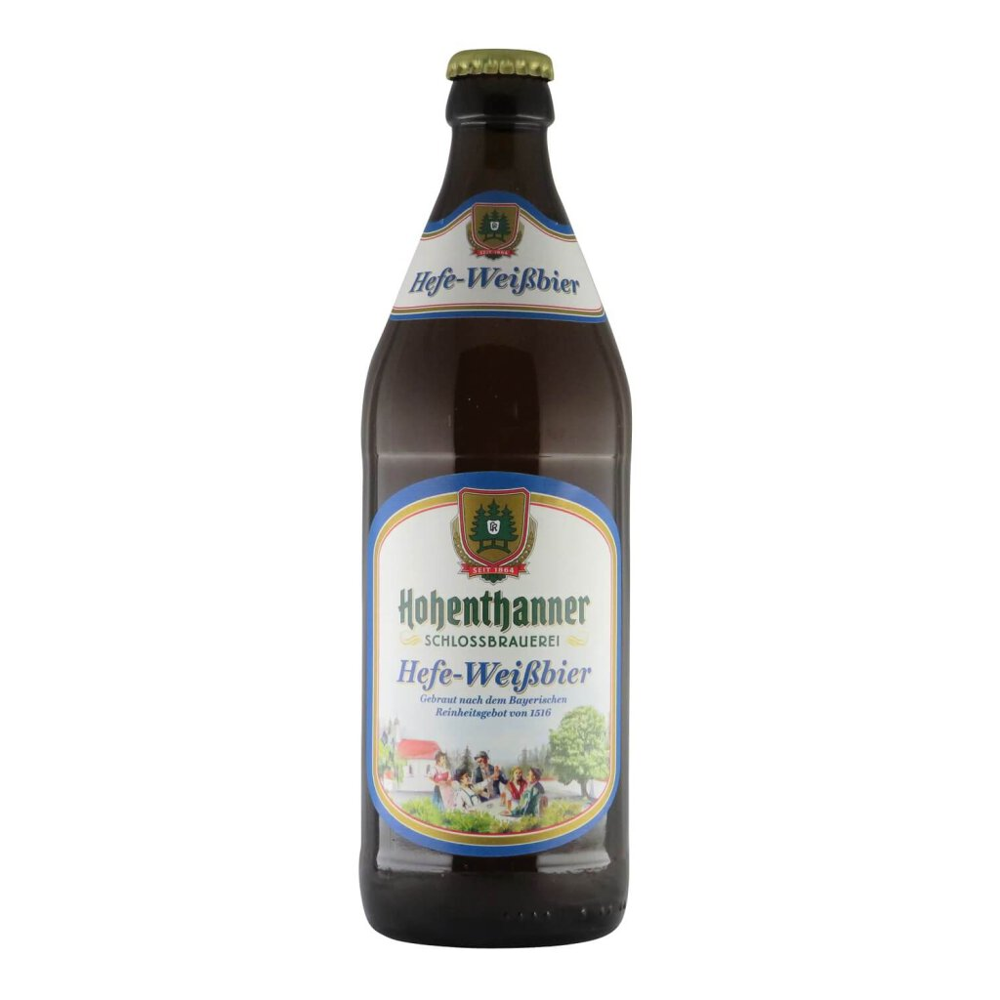 Hohenthanner Hefe-Weißbier Hell  0,5l 5.6% 0.5L, Beer