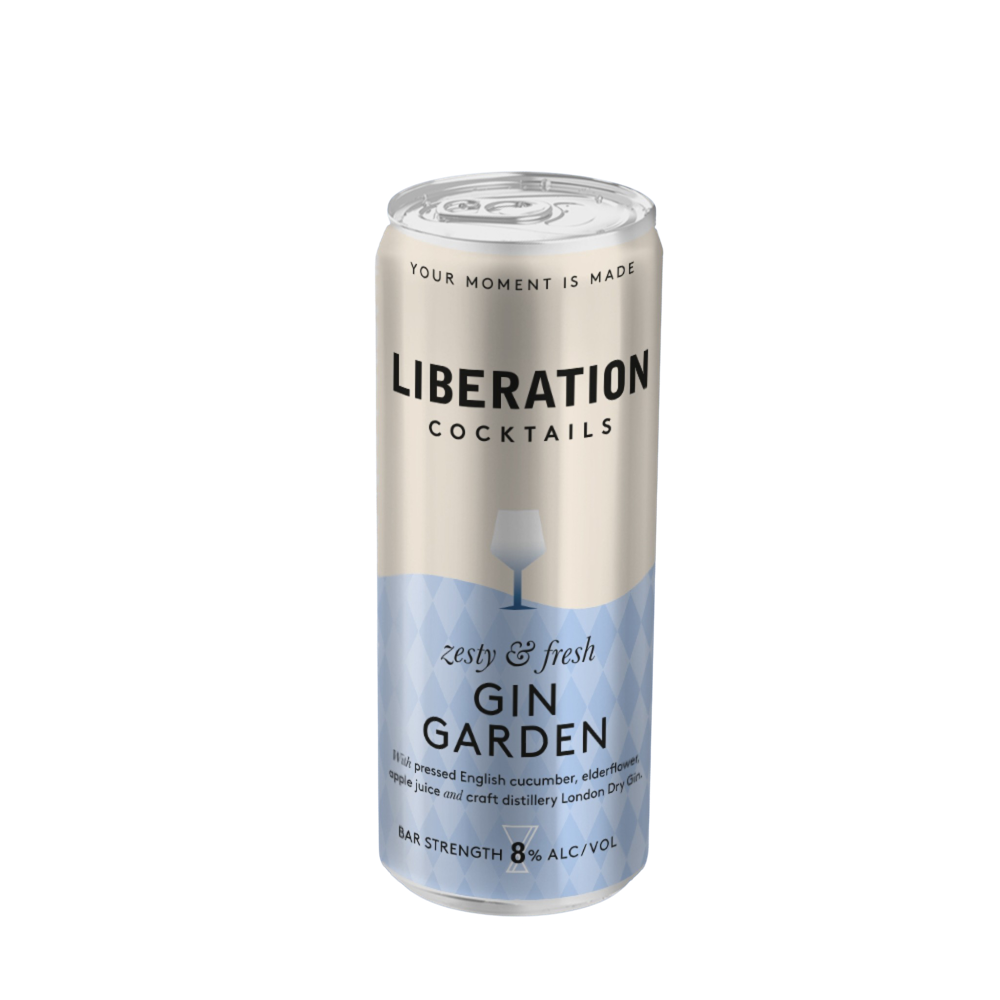 Liberation Gin Garden 8.0% 0.2L, Spirits