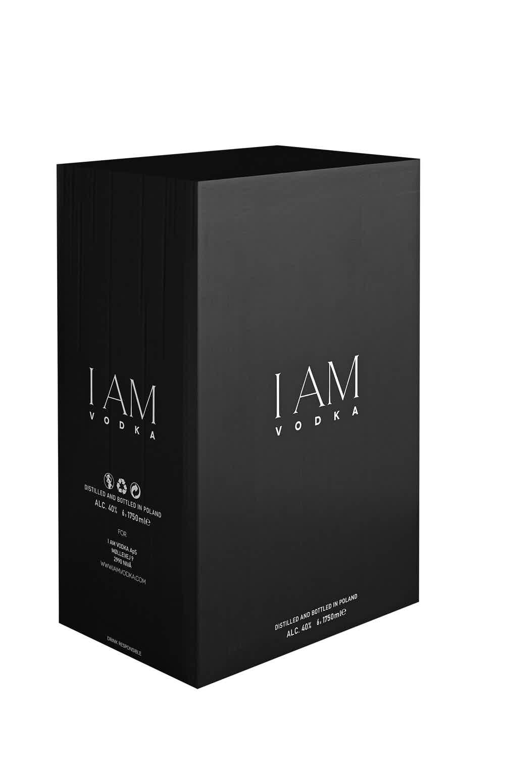 6x I AM Vodka 175cl: I AM Vodka 175cl