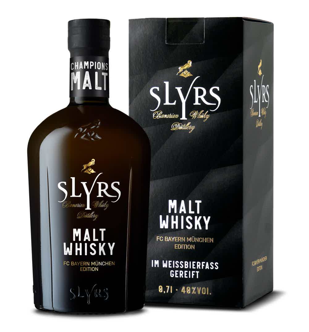 SLYRS Champions MALT Whisky FC Bayern München Edition 40% vol. 40.0% 0.7L, Spirits