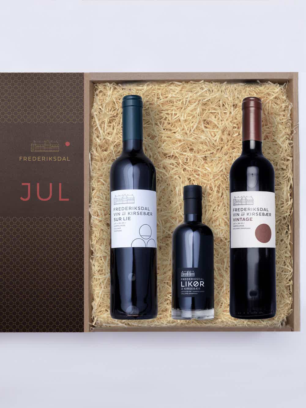 Frederiksdal Weihnachtswein: FREDERIKSDAL SUR LIE, Frederiksdal Likør small, Frederiksdal Vintage