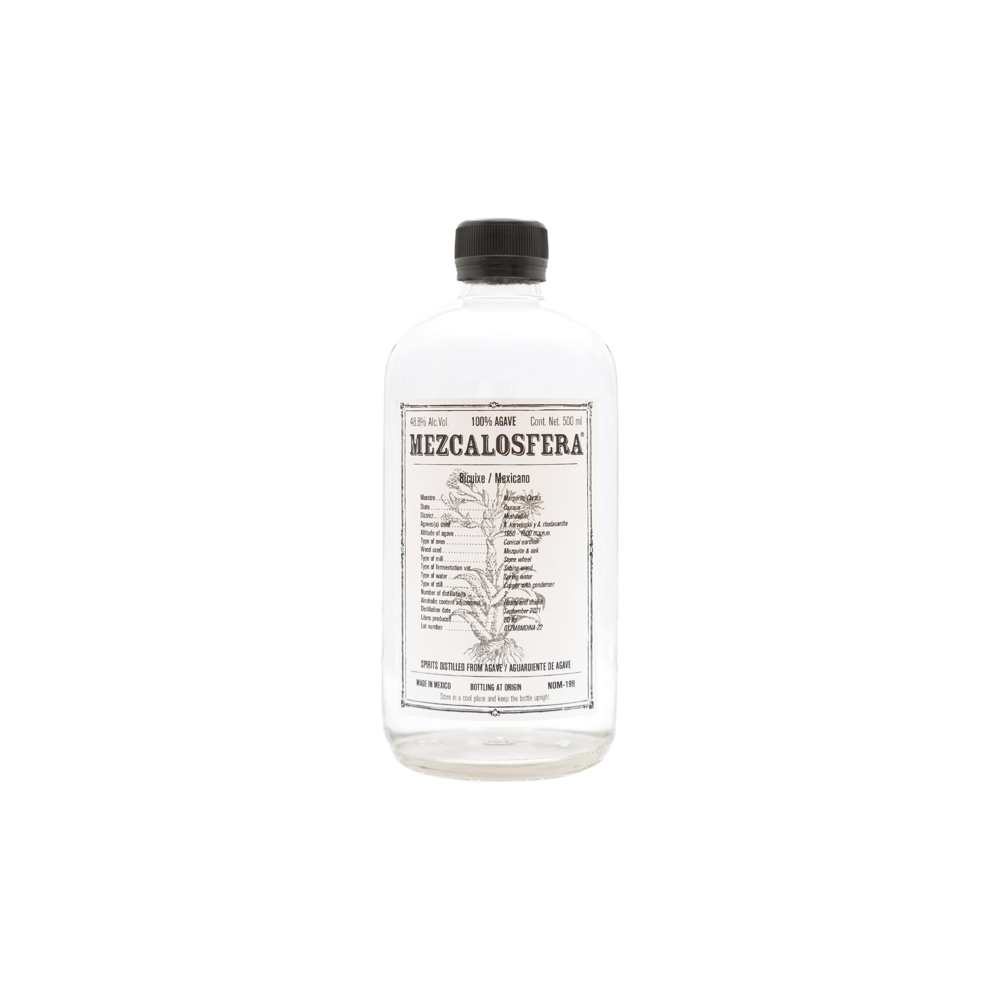 MEZCALOSFERA 2021 BICUIXE / MEXICANO - MARGARITO CORTÉS | 500 ML 48.8% 0.5L, Spirits