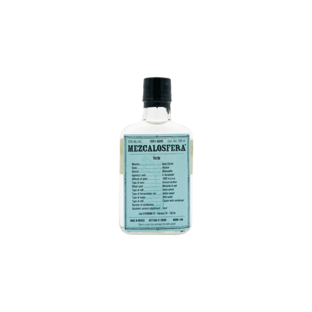 MEZCALOSFERA Verde 2024 | 200ml 53.0% 0.2L, Spirits