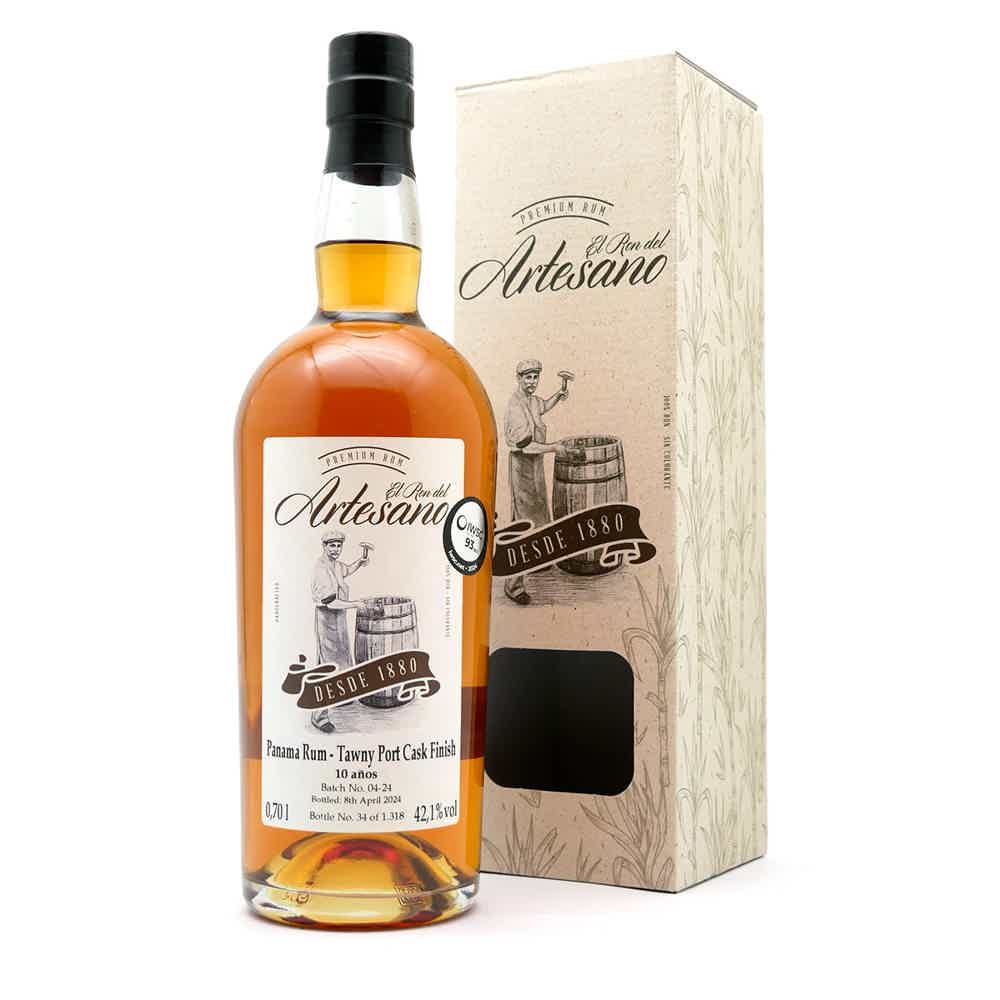 Tawny Port Cask 10 años - Artesano Rum Panama 42.1% 0.7L, Spirits