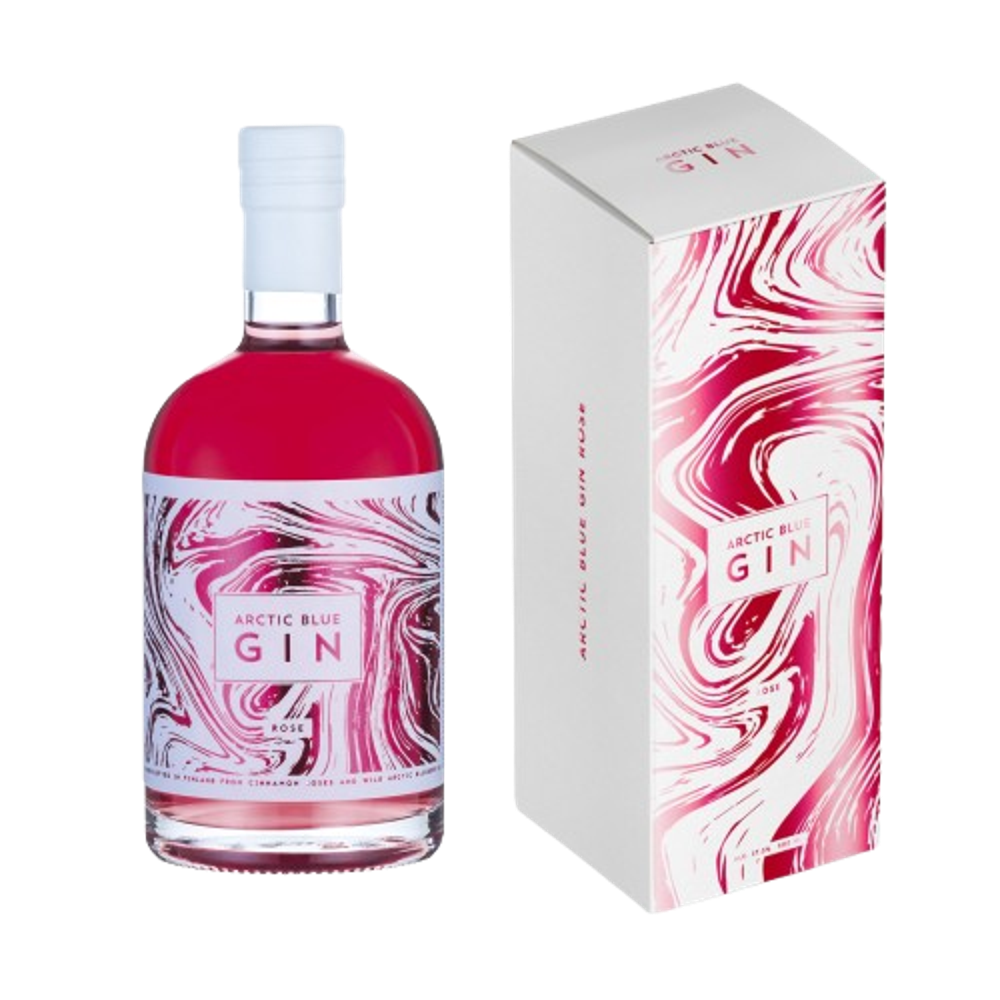 Arctic Blue Gin Rose 37,5% (with Giftbox) 37.5% 0.5L, Spirits